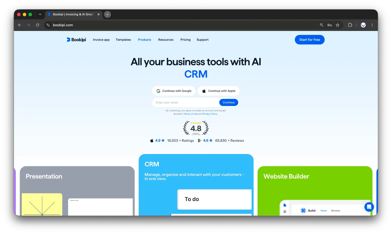 Invoice Web V2 - How to set up your business on web - 1
