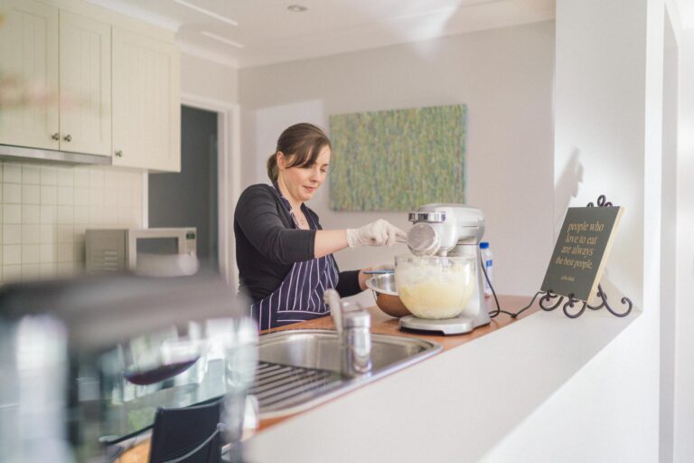 Making cookies at home