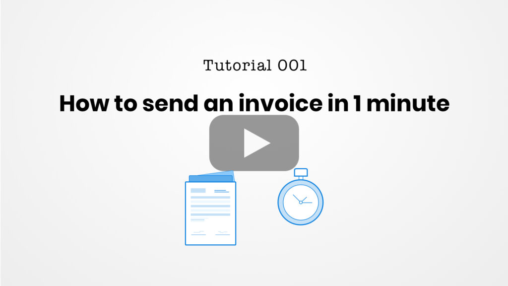 How to send an invoice in 1 minute tutorial
