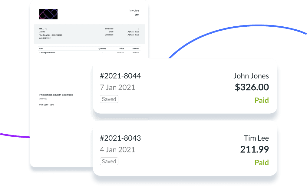 invoice preview and paid