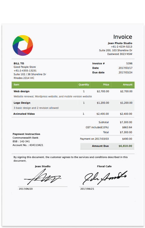 internet bill generator