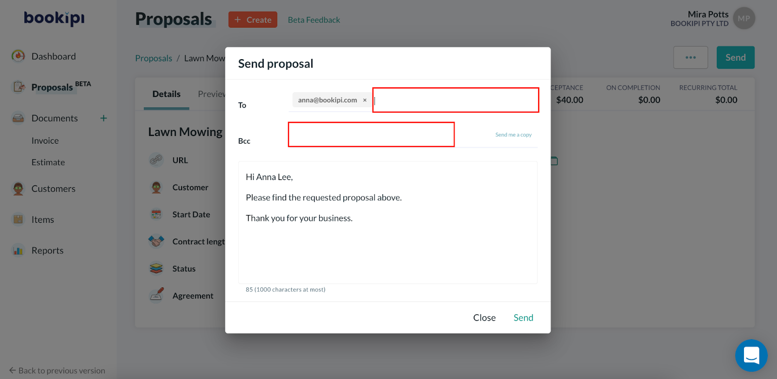 Proposals - How to send a proposal to multiple people - 4