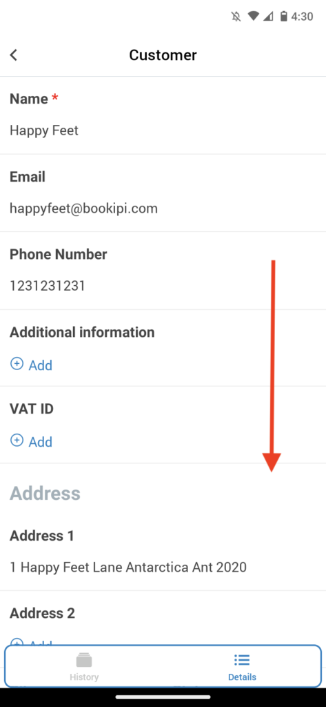 Invoice Mobile App - How to add, edit and delete a customer - 12