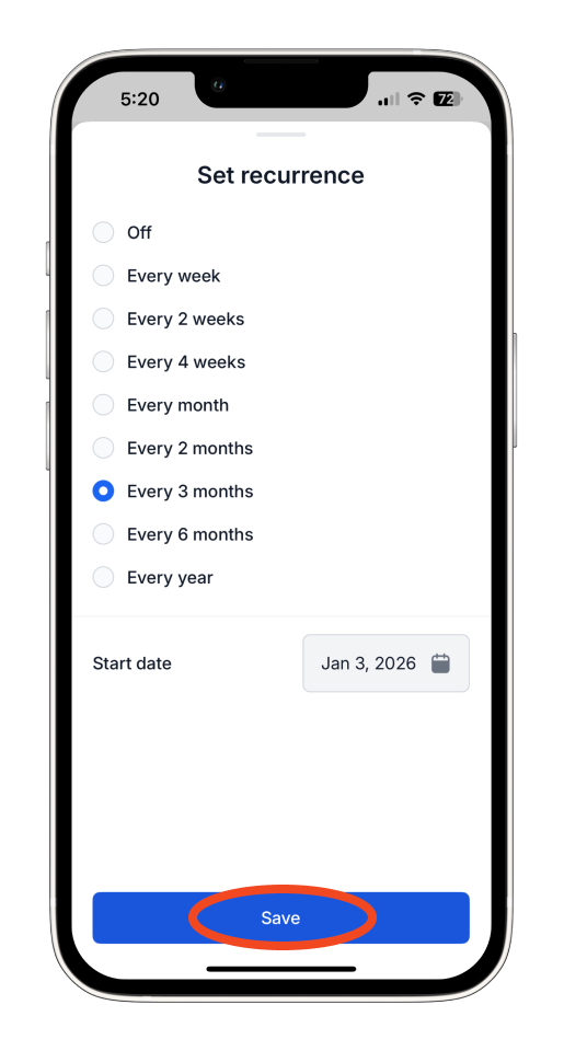 Uncategorized - How to edit a recurring invoice using the Bookipi mobile app - 5