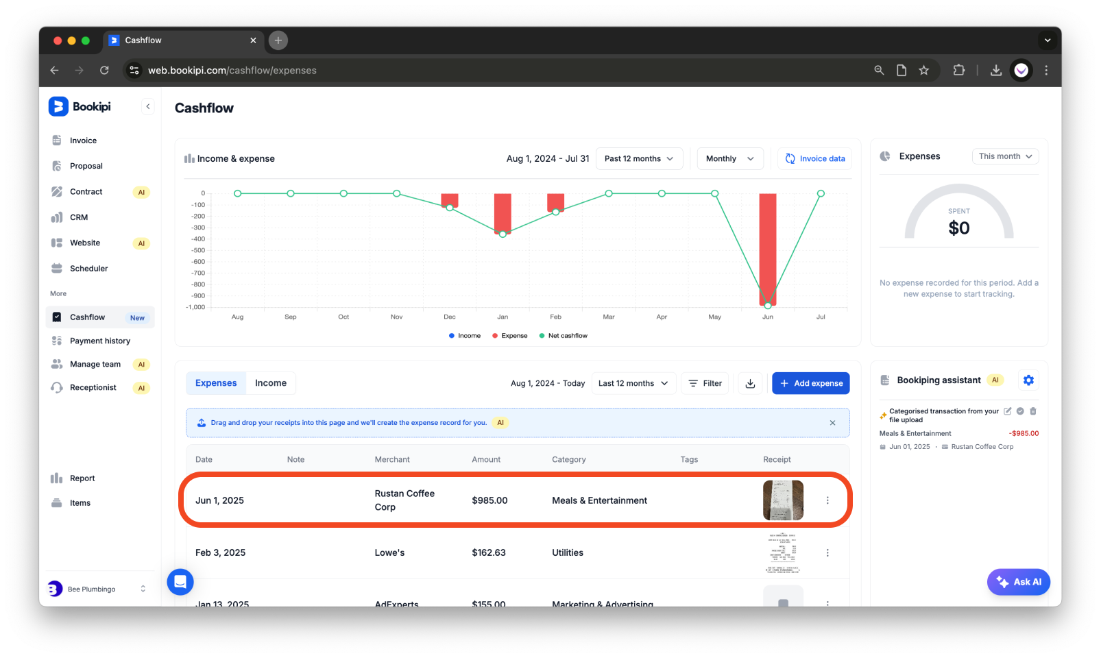 Uncategorized - How to add expense using the AI smart capture - 4