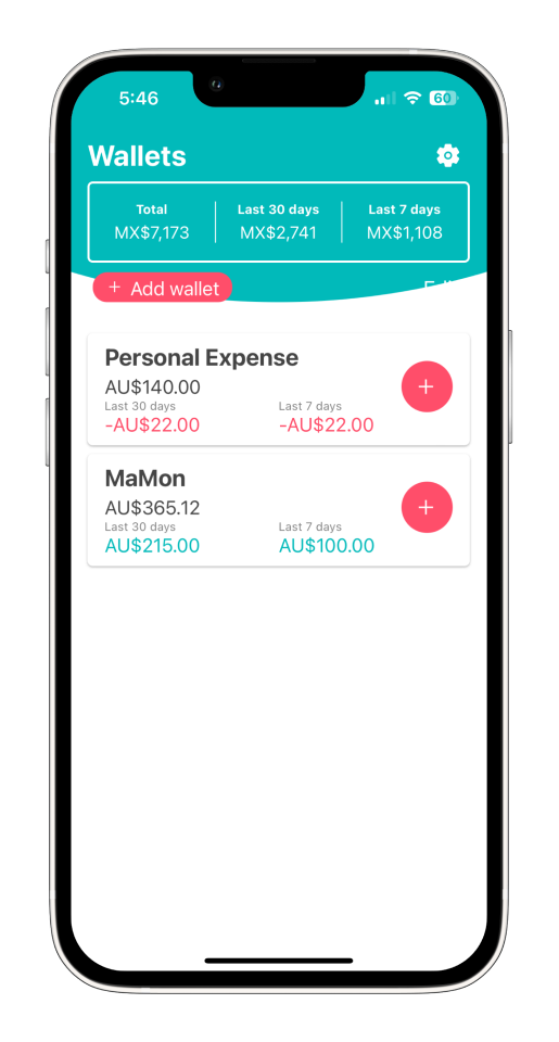 Bookipi Expense - How to use wallets and add expenses - 1
