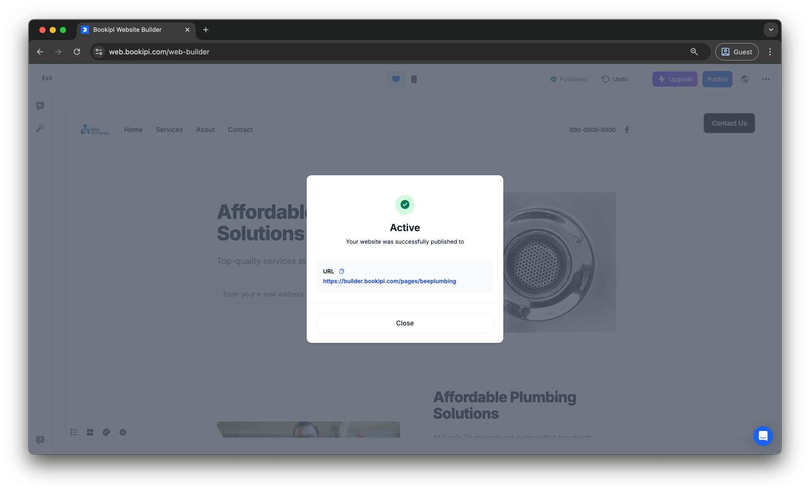 Bookipi AI Website Builder - How to edit your website in Bookipi AI Website Builder - 12