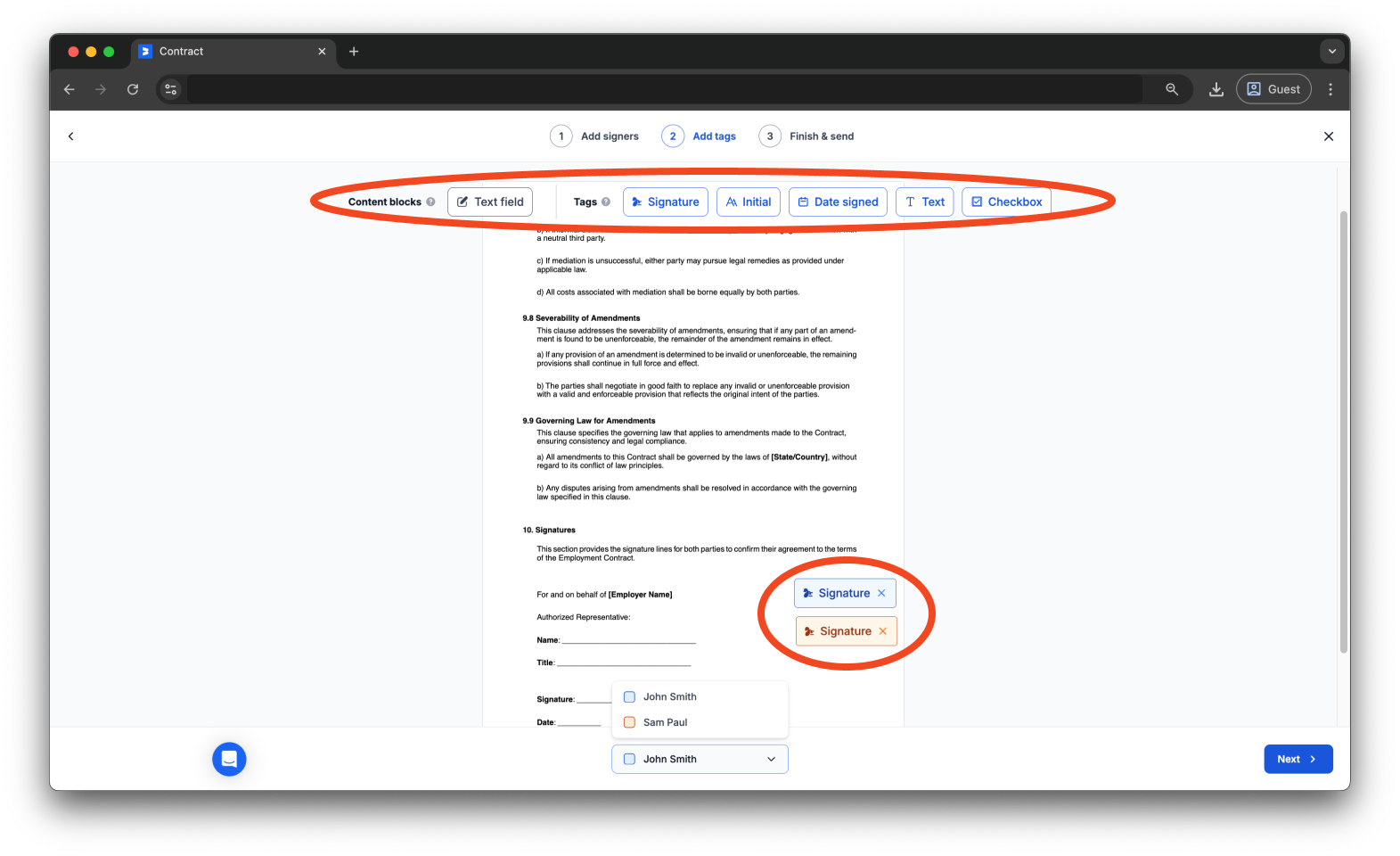 Uncategorized - How to create and send an AI Contract with Bookipi eSign - 27