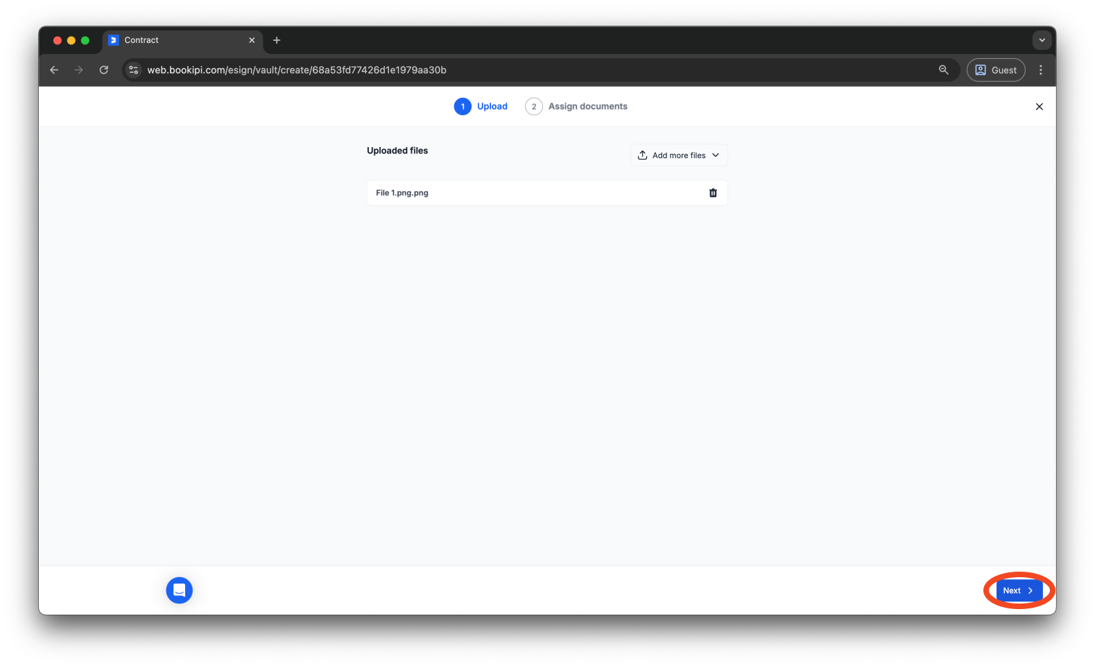 Uncategorized - How to save and store your documents using Bookipi eSign - 5