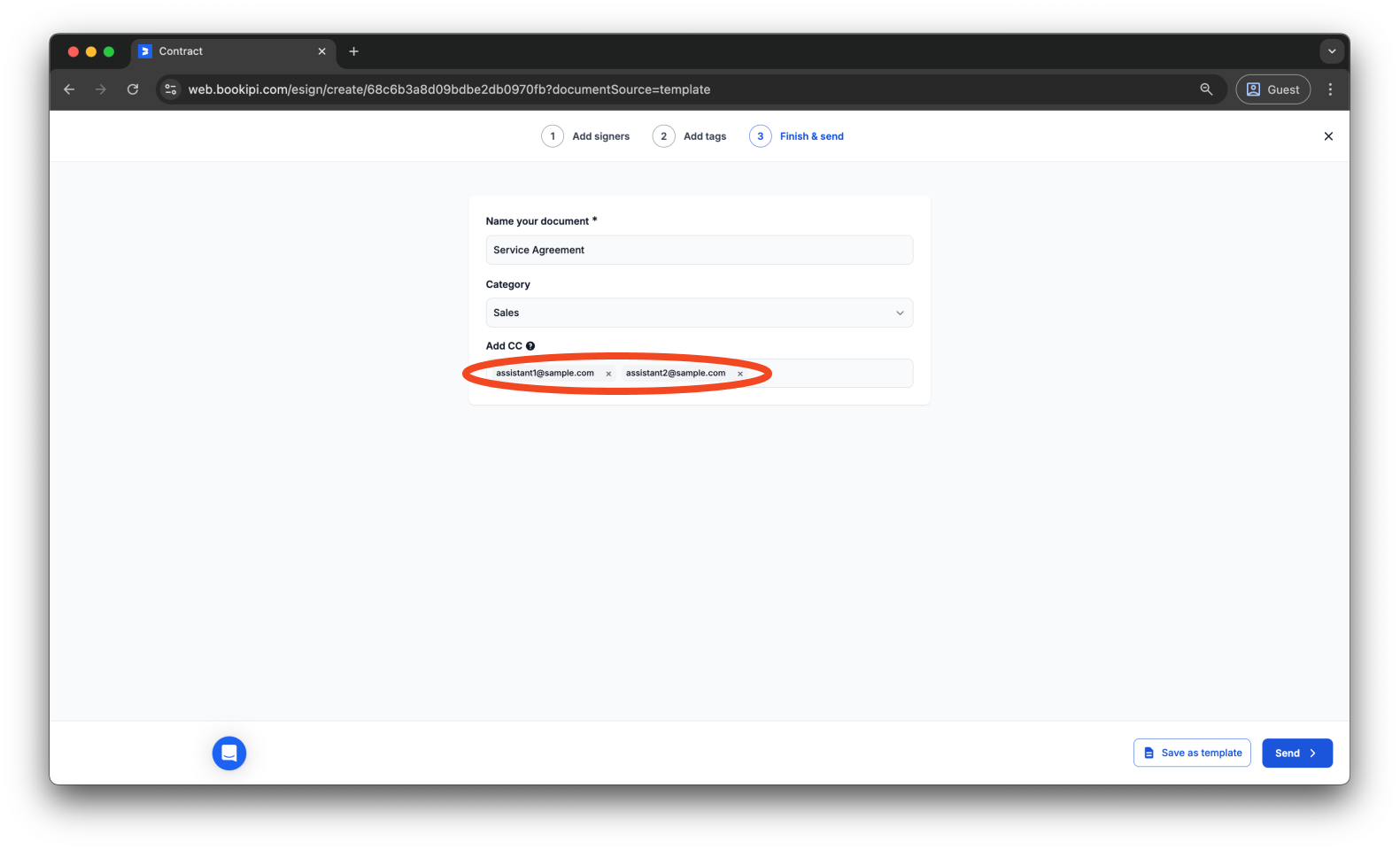 Uncategorized - How to sign your own document using Bookipi eSign - 11