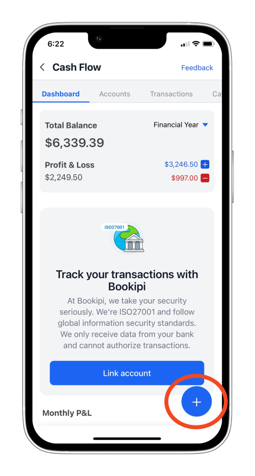 Invoice Mobile App - How to add a photo of a receipt - 3