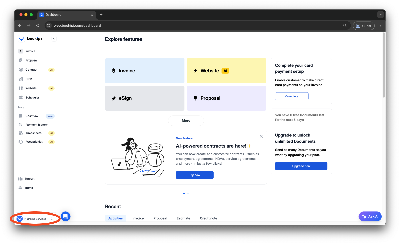 Bookipi AI Website Builder - How to cancel your Bookipi AI Website Builder Pro subscription - 1