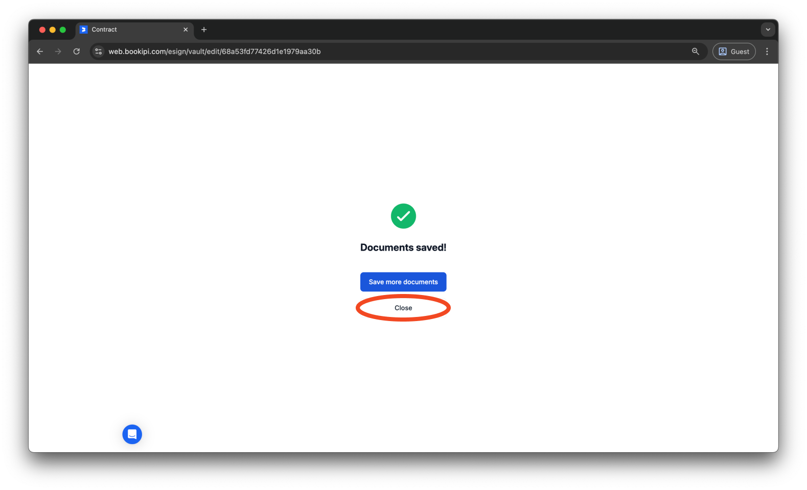 Uncategorized - How to save and store your documents using Bookipi eSign - 9