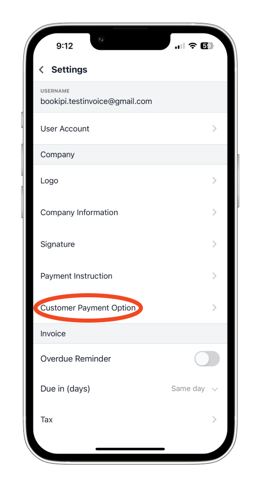 Invoice Mobile App - How to use Stripe for credit card payments - 3