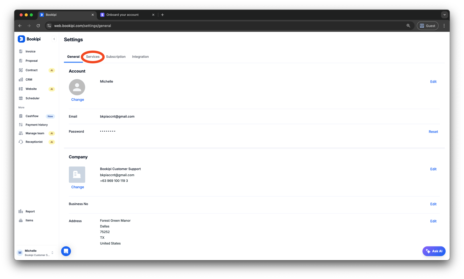 Invoice Web V2 - How to edit your signature in invoices - 3