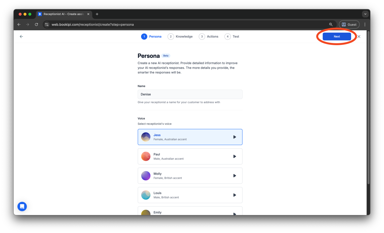 Uncategorized - How to create your Bookipi AI Receptionist - 4