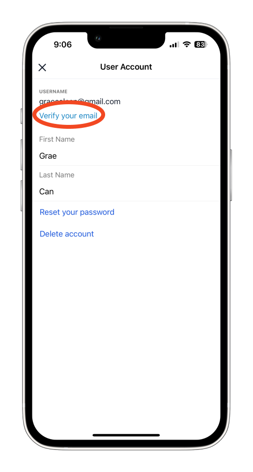Invoice Mobile App - How to verify your account - 7