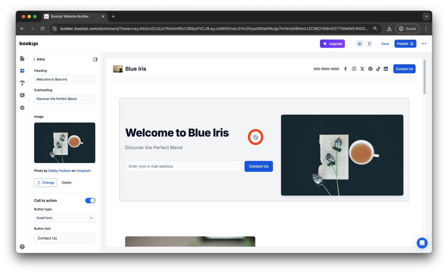 Uncategorized - How to edit your website introduction in Bookipi AI Website Builder - 4