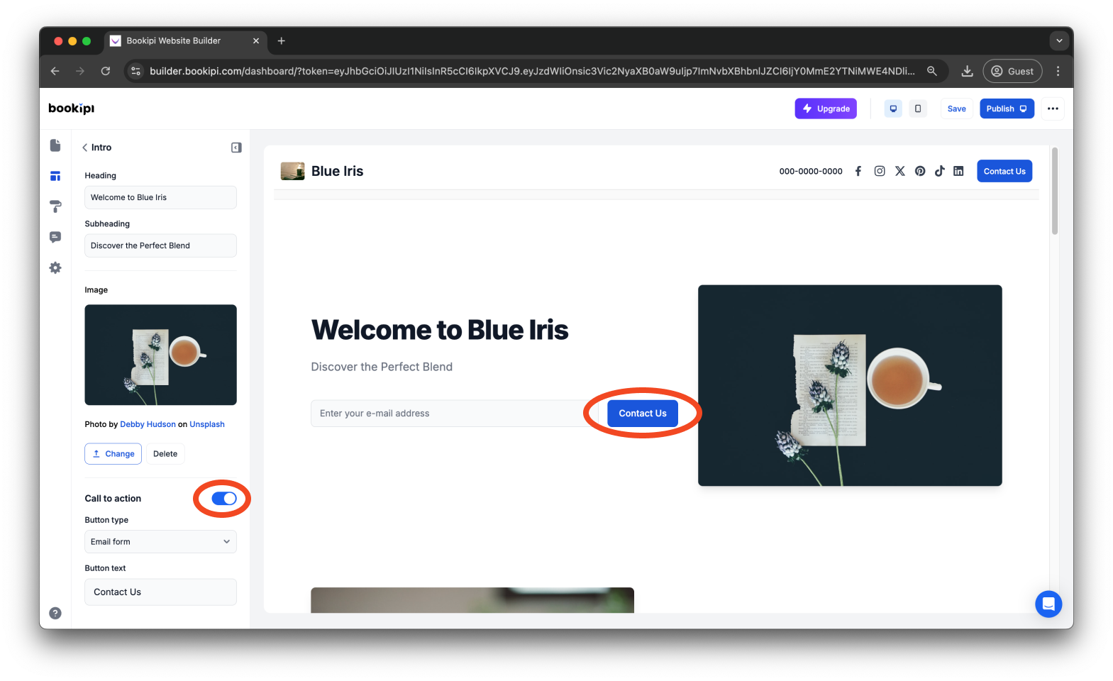 Uncategorized - How to edit your website introduction in Bookipi AI Website Builder - 7