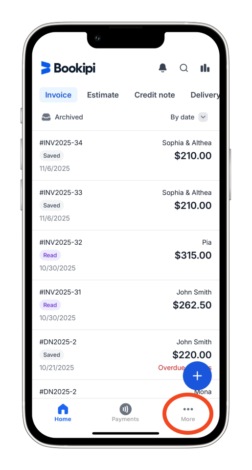 Invoice Mobile App - How to reset your password - 8