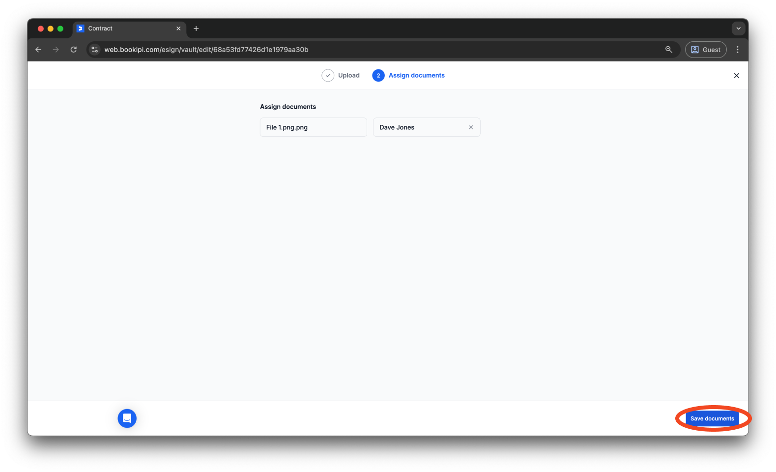 Uncategorized - How to save and store your documents using Bookipi eSign - 8