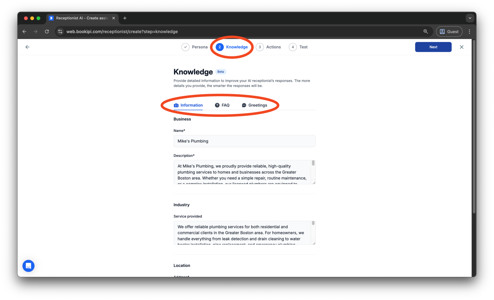 Uncategorized - How to edit your Bookipi AI Receptionist - 5