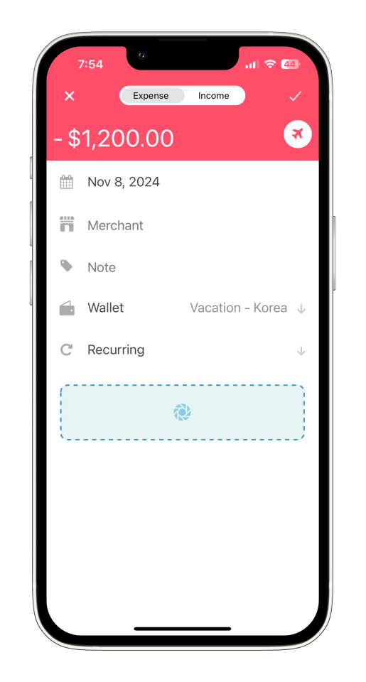 Bookipi Expense - How to use wallets and add expenses - 11