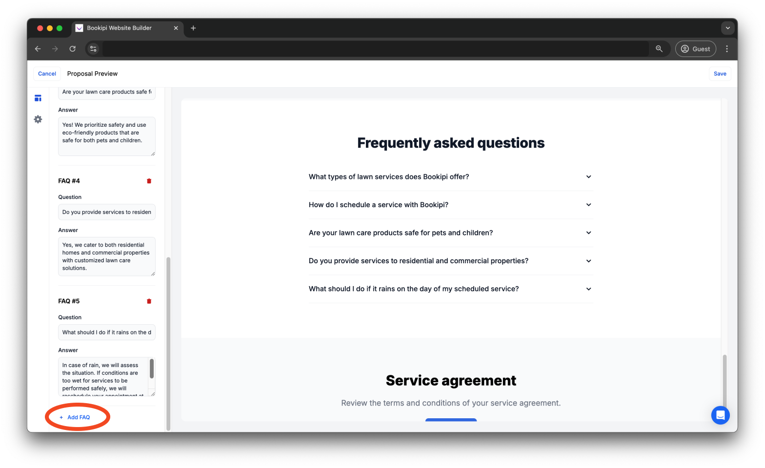 Uncategorized - How to edit FAQs on Proposal AI - 11