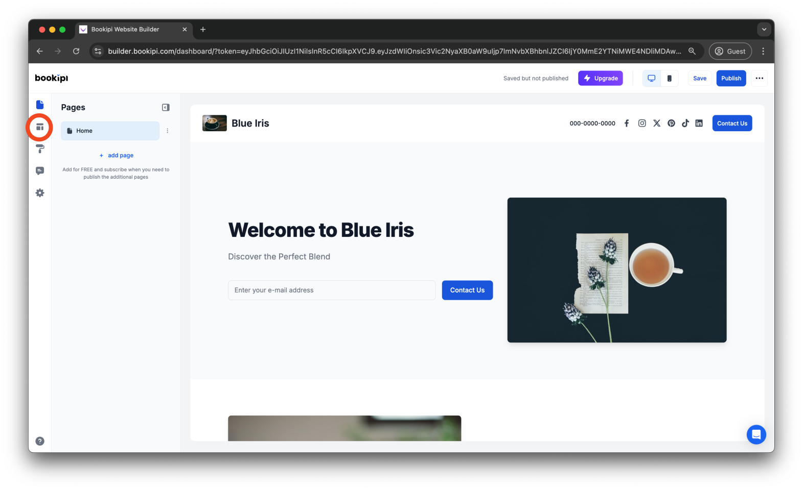 Bookipi AI Website Builder - How to add, edit, and disable your header site name in Bookipi AI Website Builder - 7