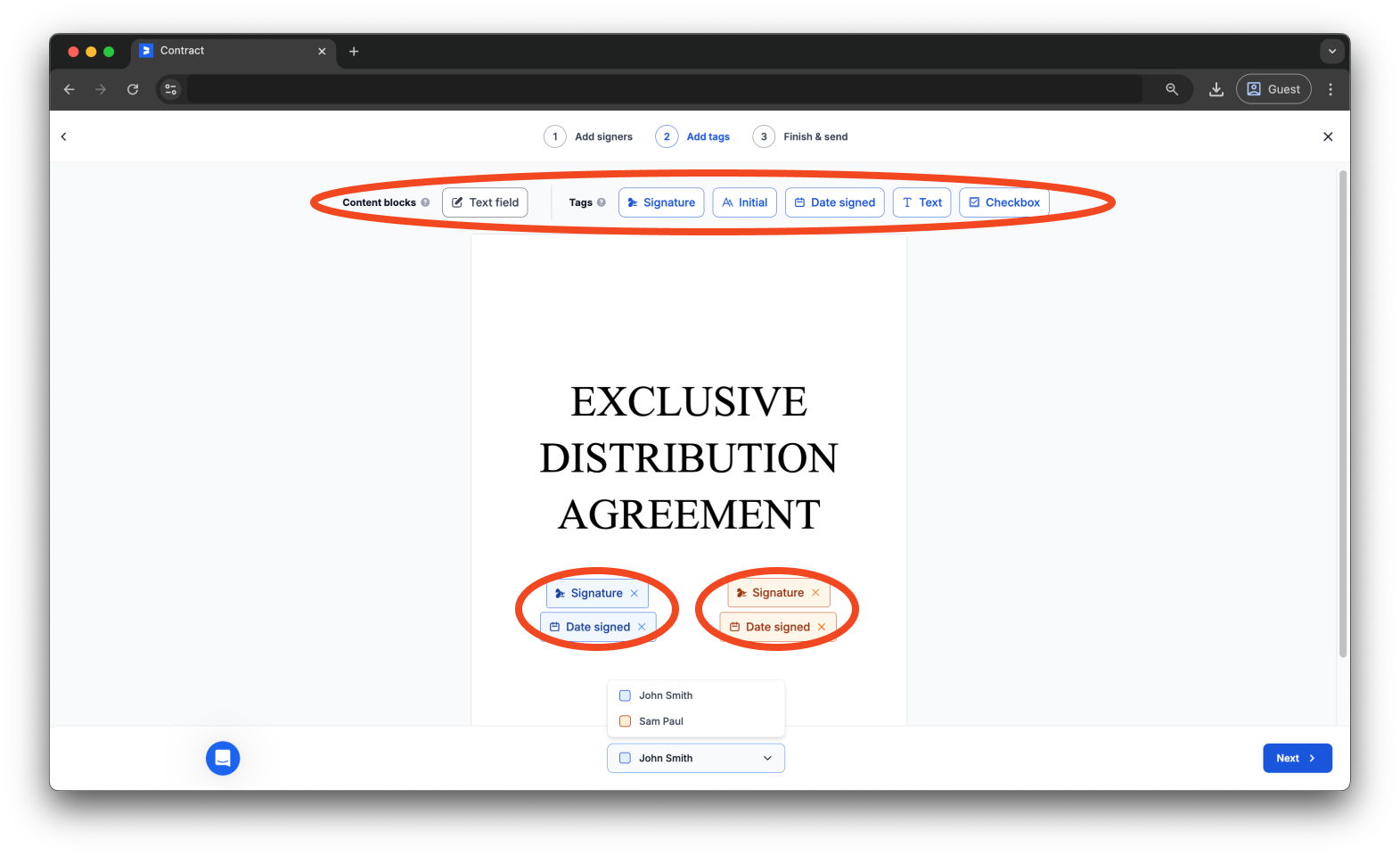 Bookipi eSign - How to create an eSign document from scratch using Bookipi eSign - 8