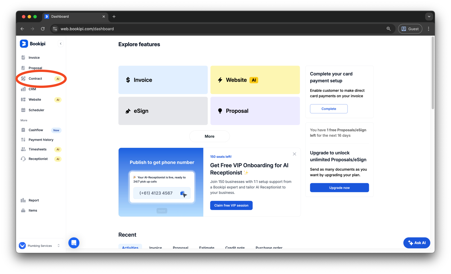 Uncategorized - How to sign your own document using Bookipi eSign - 1
