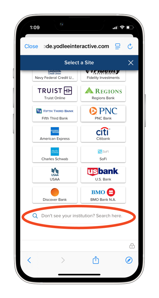 Invoice Mobile App - How to sync your bank - 6