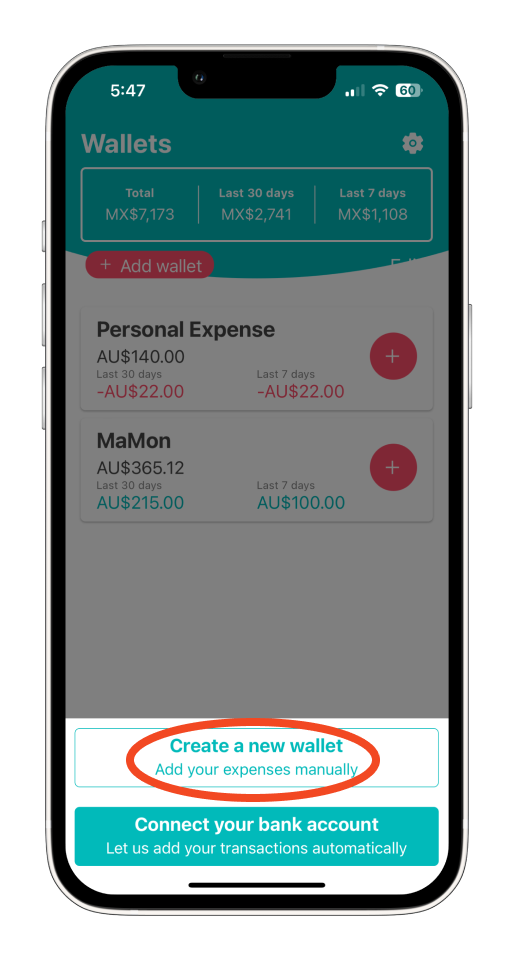 Bookipi Expense - How to use wallets and add expenses - 3