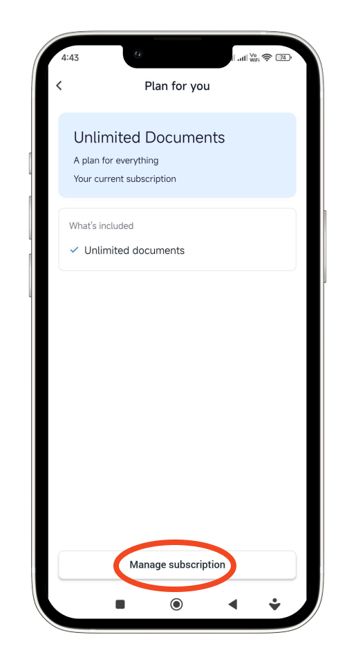 Uncategorized - Managing Your Subscription in the Bookipi Invoice Mobile App - 3