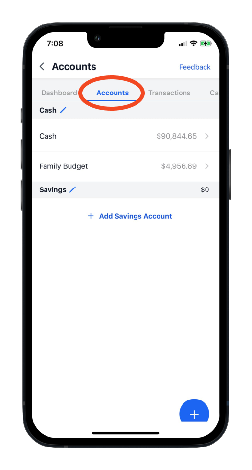 Invoice Mobile App - How to add an expense or income in cash flow - 3