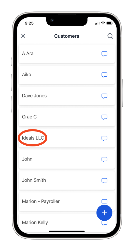Invoice Mobile App - How to create and send a customer statement - 3