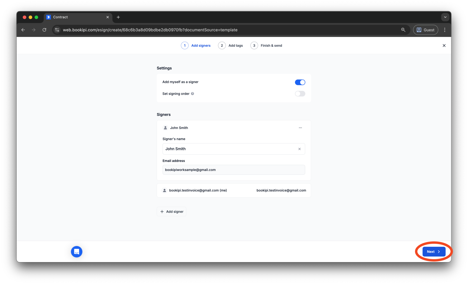 Uncategorized - How to sign your own document using Bookipi eSign - 6