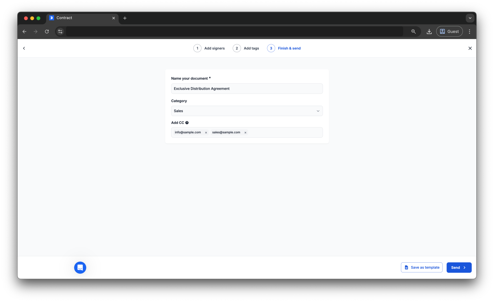 Bookipi eSign - How to create an eSign document from scratch using Bookipi eSign - 10