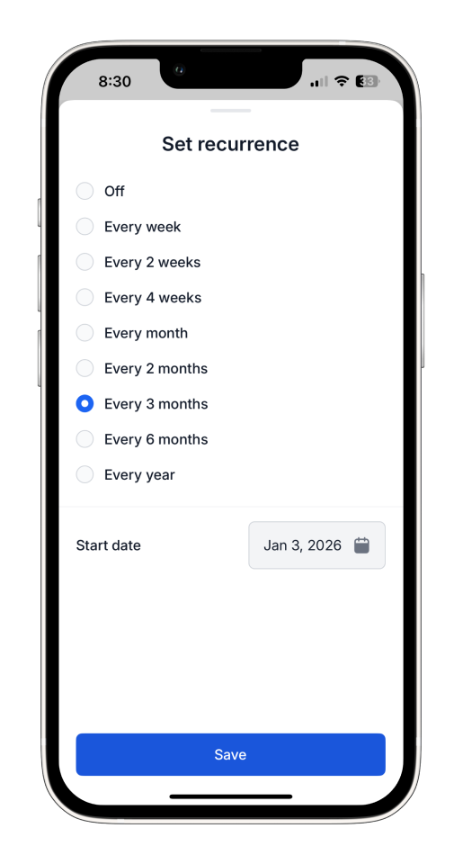 Uncategorized - How to end a recurring Invoice in the Bookipi Mobile App - 5