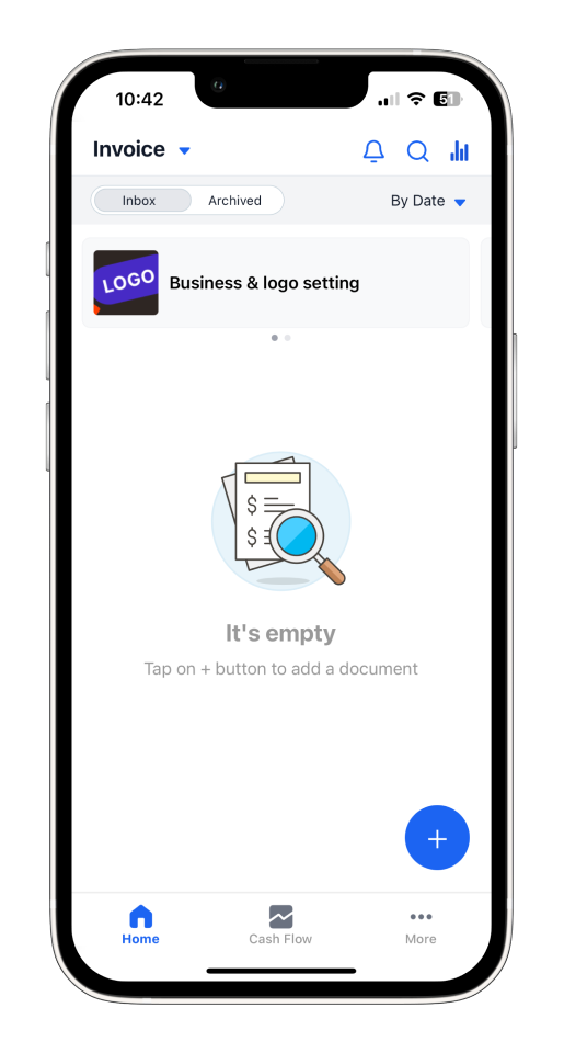 Invoice Mobile App - How to create an account - 7