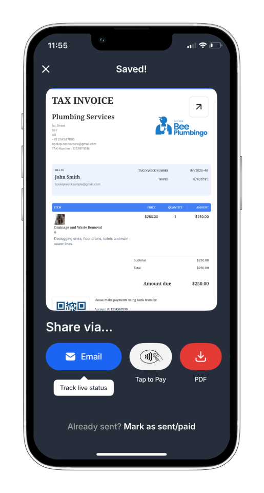 Uncategorized - How to customize your invoice and other documents in the mobile app - 7