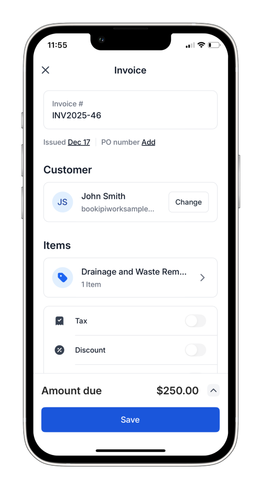 Uncategorized - How to customize your invoice and other documents in the mobile app - 2