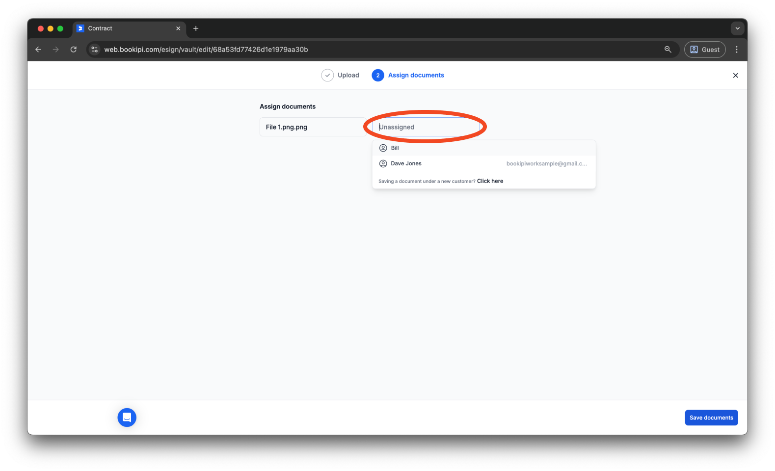Uncategorized - How to save and store your documents using Bookipi eSign - 6