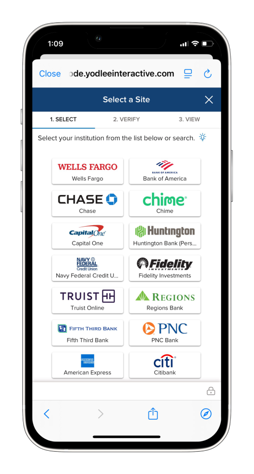 Invoice Mobile App - How to sync your bank - 5