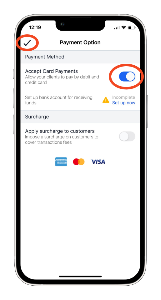 Invoice Mobile App - How to set up your company - 12