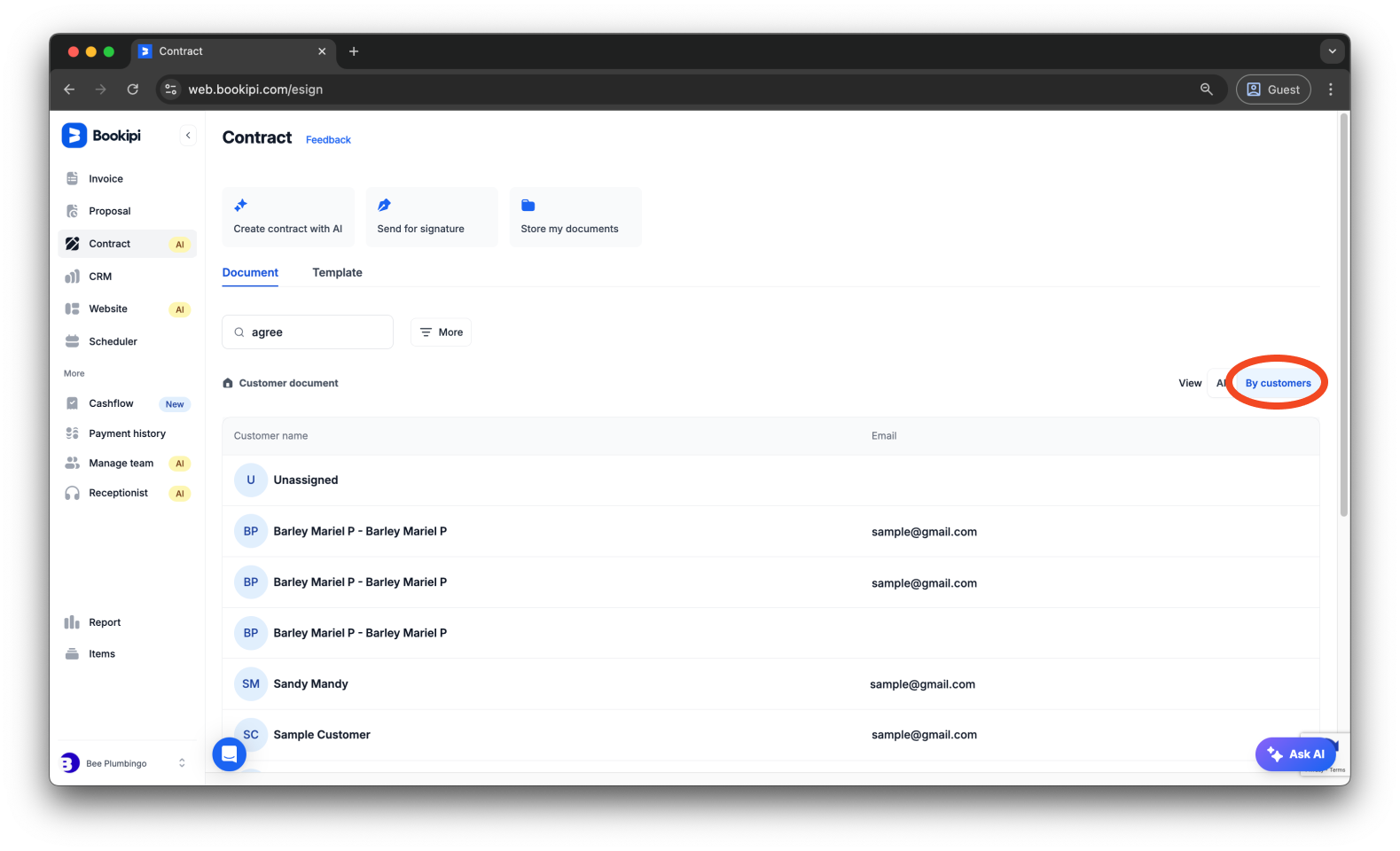 Uncategorized - How to search and filter documents in Bookipi eSign - 4