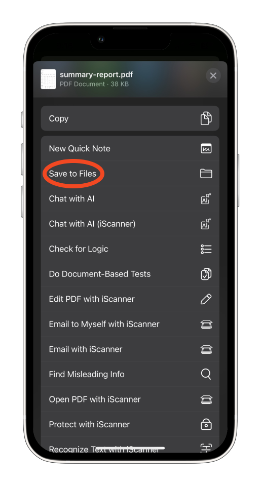Invoice Mobile App - How to create a report - 5