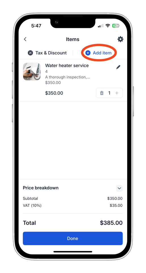 Uncategorized - How to edit a Partially or Fully Paid Invoice in the Bookipi Mobile App - 6