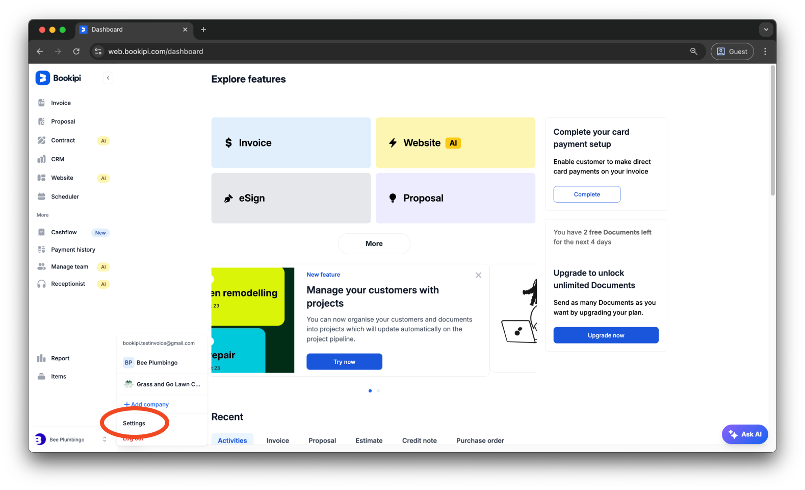 Invoice Web V2 - How to Change Your Logo on Web V2 - 2