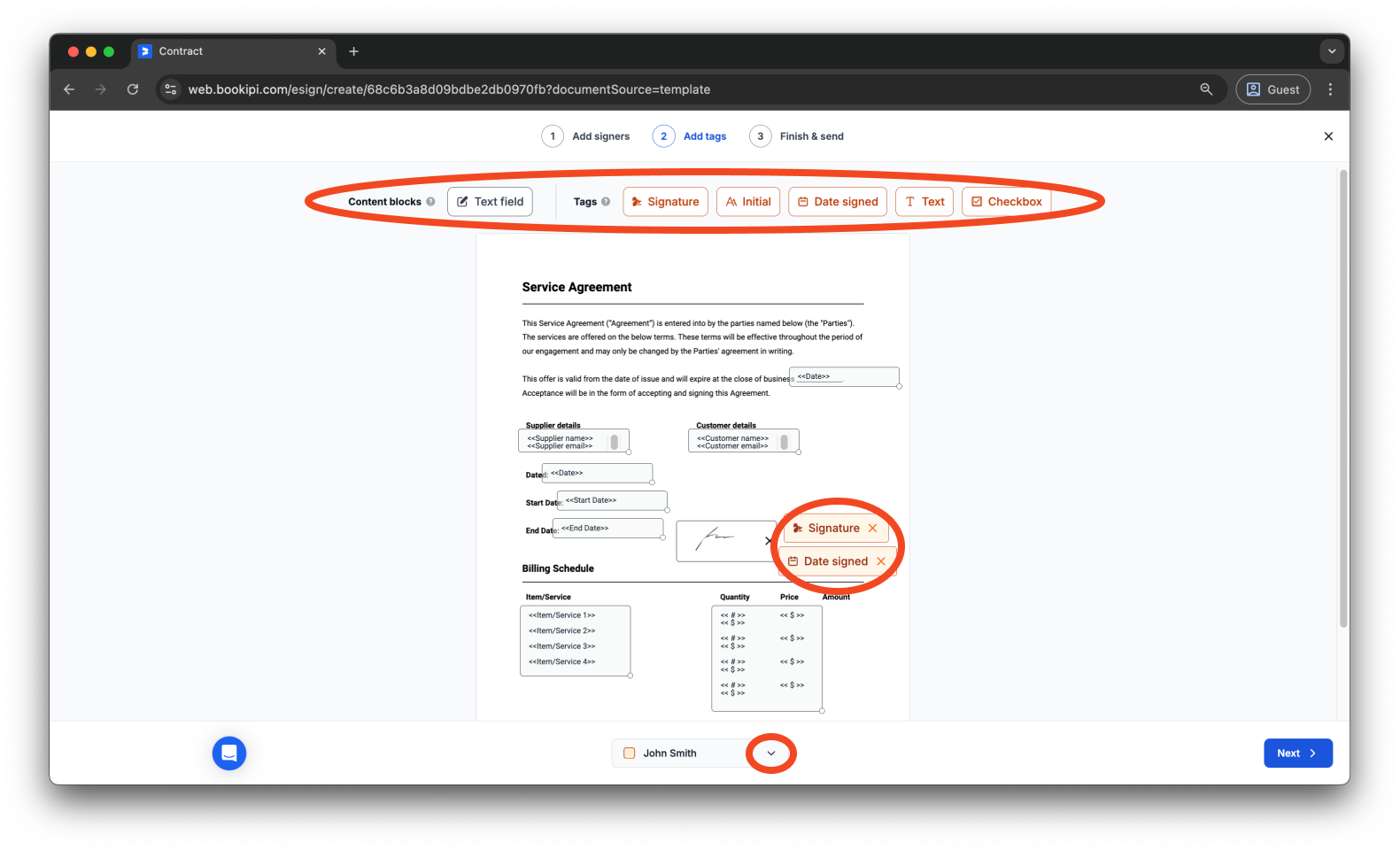 Uncategorized - How to sign your own document using Bookipi eSign - 8